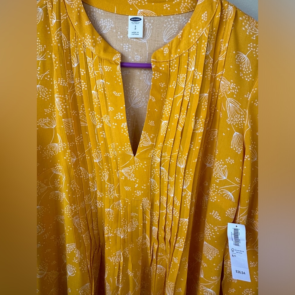 Old Navy Bright Yellow Dress Size SP - Picture 4 of 9